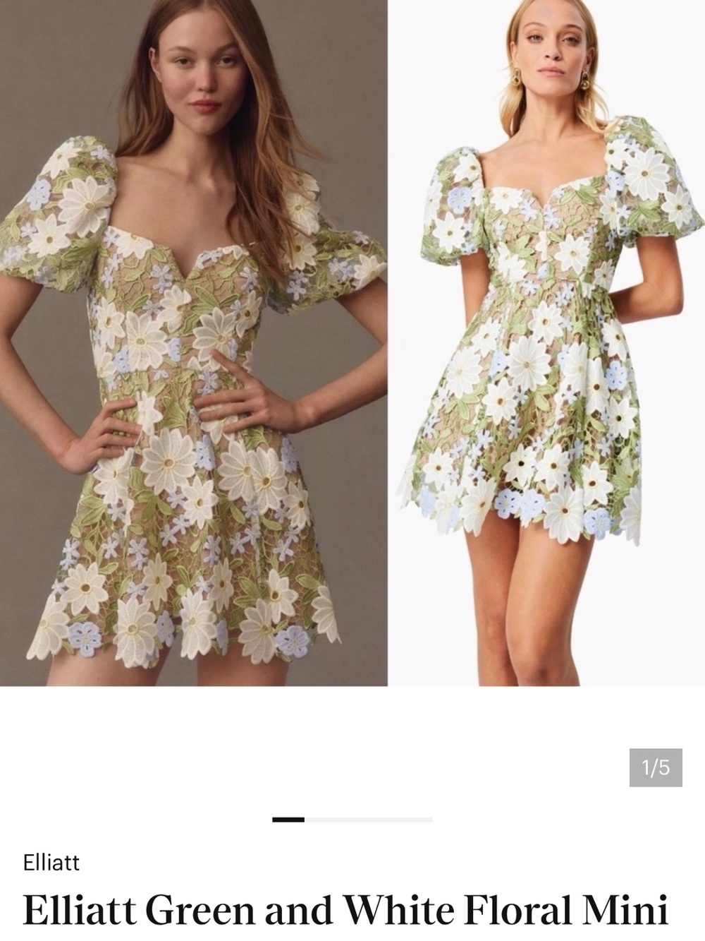 Elliatt Flora Floral Dress multicolor M